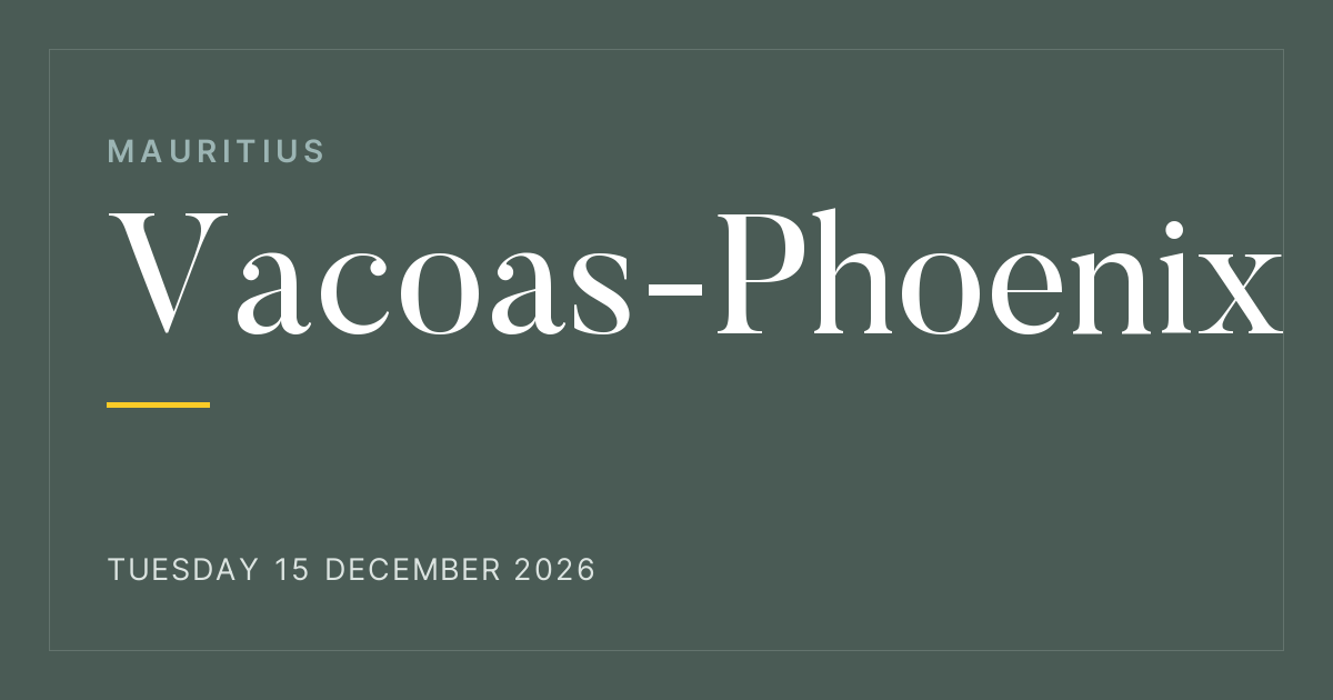 Vacoas Assembly of God, Mauritius