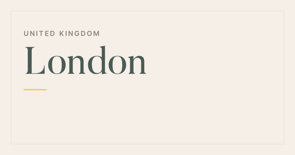 London, UK